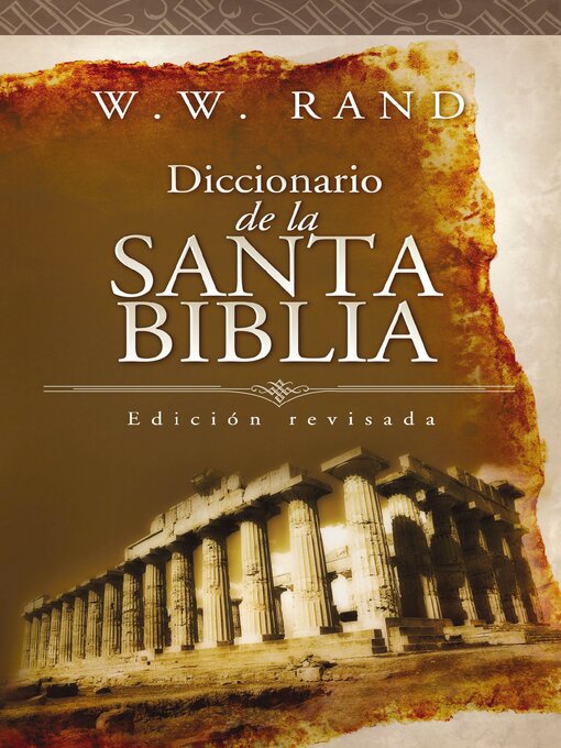 Cover image for Diccionario de la Santa Biblia